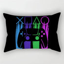 Ljojo 30x50cm Gamer Handle Print Pillowcase for Sofa, Car Seat, Gaming Room