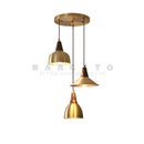 Ljojo Metal Wood Pendant Light: Modern Nordic Artistic Dining Room Lamp