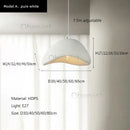 Wabi Sabi Fabric Pendant Light Chandelier E27 Nordic Hanging Lamp for Home Decor by Ljojo