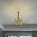 Large American Crystal Chandelier Chrome Pendent Lamp - Luxury Home Lighting by Ljojo