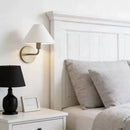 Modern Fabric LED Wall Lamps Retro Creative Bedside Light for Living Room Study Loft Ljojo
