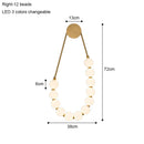 French Glass Ball Beads Wall Lamp Cream Modern Minimalist Bedroom Light - Ljojo