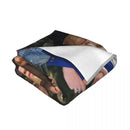 Ljojo Luxury Photo Collage Throw Blanket - Decorative Sofas Blankets