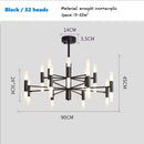 Ljojo Luxury Multi-Head Ceiling Chandelier LED Lighting Fixtures