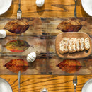 Ljojo Maple Wood Table Runner for Farmhouse Dining Decor