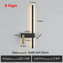 Ljojo LED Swing Spotlight Wall Lamp Adjustable for Bedside Reading or Living Room Sconce