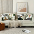 Ljojo Line Leaf Print Pillowcase for Bohemian Home Decoration