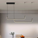 Ljojo Modern Aluminum LED Chandelier Pendant Light Fixture for Dining Room & Living Room