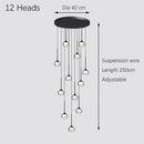 Water Drop LED Pendant Chandelier Bedroom Lamp by Ljojo