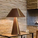 Ljojo Minimalist Leather Table Lamp Nordically Designed for Study Bedroom