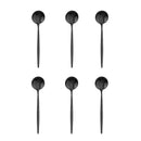 Ljojo Mini Stainless Steel Tea Spoon Set for Coffee, Tea, and Sauces