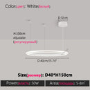 Ljojo LED Chandelier: Modern Dining Room Lighting for Bedroom, Living Room, and Study