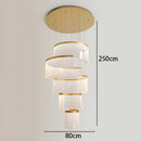 Ljojo Light Luxury Staircase Pendant Lights for Modern Home and Living Room