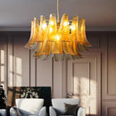 Vintage Amber Glass Indoor Chandelier - Scandinavian Style Lighting by Ljojo