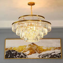 Ljojo Luxury Gold Crystal Chandelier for Living Room Villa Kitchen Decor