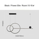 Nordic Led Chandelier for Dining Room Kitchen Island Pendant Light by Ljojo Home Decor Lighting