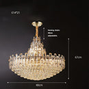 Ceiling Chandeliers 2025 LED Hanging Lamps - Luxury Light Fixture for Dining Room by Ljojo