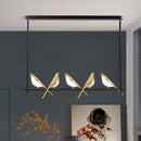 Ljojo Magpie Bird Chandelier: Modren Style Pendant Light for Children's Room Decor