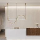 Ljojo Modern Horizontal Chandeliers Pendant Lamp for Living Room Kitchen Island