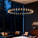 LED Pendant Light Luxe Glass Acrylic Chandelier | Ljojo