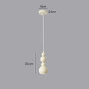 French Cream Gourd Pendant Light for Living Room - Ljojo