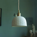 Ceramic Pendant Light Translucent White Retro Chinese Style for Restaurant & Bar by Ljojo