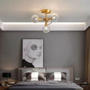 Modern Glass Ball Chandelier LED Pendant Light Home Decor Indoor Lighting Fixture Ljojo