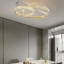 Luxury Crystal LED Ceiling Hanging Lamp High-end Living Room Villa Pendant Light Ljojo