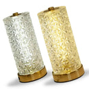 Ljojo Luxury Crystal Table Lamp | Dimmable & Rechargeable LED Bedside Lamp