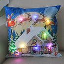 Ljojo LED Xmas Throw Pillows 18x18 inch - Cartoon Christmas Decoration