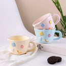 Ljojo Macaron Color Coffee Mug - 400ML Cute Ceramic Cup