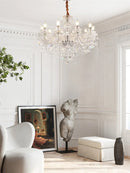 Ljojo LED Crystal Chandelier Light Luxury for Living, Dining, Bedroom & Shop