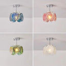 LED Murano Glass Ceiling Chandelier Lamp for Living Room Bedroom by Ljojo