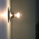 Ljojo LED Wall Light Mirror White Iron Bedside Wall Lamp