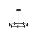 Minimal Black Hole Stone Ring Copper Pendant Lamp - Modern & High-End Ljojo
