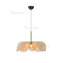 Vintage Wabi Sabi Fabric Pendant Light | Japanese Style Chandelier for Living Room - Ljojo