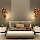 Ljojo Modern Angel Wall Light LED Gold Resin Sconce Lamp