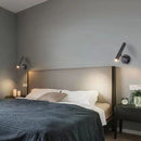 LED Wall Lamp Rotatable Gold White Metal Warm Bedroom Living Room Lighting - Ljojo