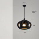 Wabi Sabi Resin LED Chandelier Minimalist Pendant Lamp - for Home Decor by Ljojo
