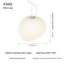 Nordic Modern Glass Chandelier for Living Room Dining Room by Ljojo