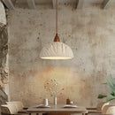 Ljojo LED Pendant Lights Modern Style Cement Wood Hanging Lamp