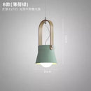 Ljojo Modern Adjustable Macaron E27 Pendant Light for Bedroom Kitchen Dining Table