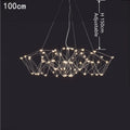 Ljojo Modern Minimalist LED Pendant Light Star Sky Chandelier for Living Room Home Decor