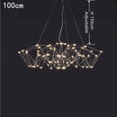 Ljojo Modern Minimalist LED Pendant Light Star Sky Chandelier for Living Room Home Decor