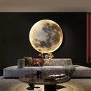 Art Moon LED Wall Lamp Modern Aisle Corridor Sconce Gallery Background Decoration by Ljojo