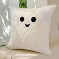 Embroidered Halloween Pillowcase Cojines Orange Pumpkin Spider Web Pillowcases