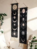 Ljojo™ Moon Phase Celestial Wall Hanging Tapestry with Tassel