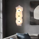Ljojo Marble Wall Lamp: Modern Brass Sconce for Bedroom, Living, Dining Room Decor