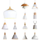 Ljojo Loft Modern Wood Pendant Light Nordic Kitchen Chandelier Industrial Living Room Luminaire