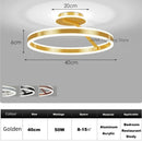 LED Bedroom Ceiling Light Modern Circular Eye Protection Lamp Ljojo
